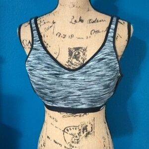 Avia Charcoal Sports Bra 3 Way